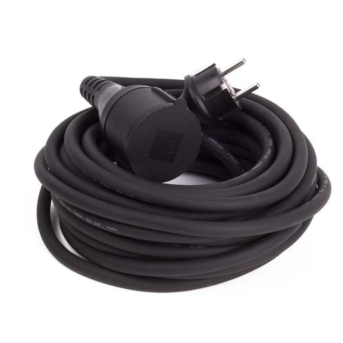Benson Verlengsnoer rubber - 10 meter - spatwaterdicht -..., Doe-het-zelf en Verbouw, Elektra en Kabels, Nieuw, Ophalen of Verzenden