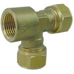 Riko P-737 Messing Knel T-Stuk 15x15x1/2 Binnendraads, Doe-het-zelf en Verbouw, Ophalen of Verzenden, Nieuw