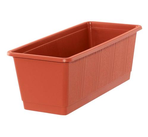 Balkonbak - 40 cm / Terracotta, Tuin en Terras, Planten | Tuinplanten, Ophalen of Verzenden