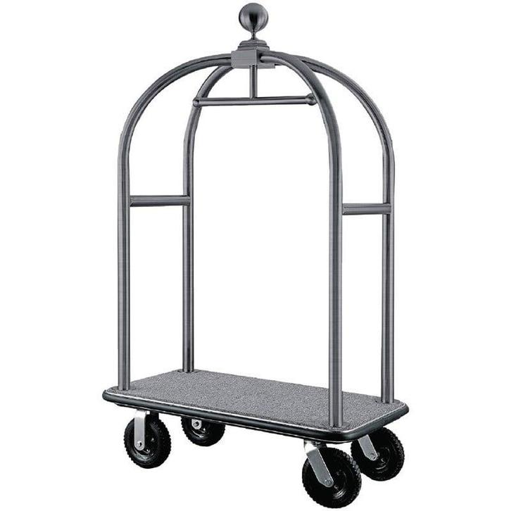 Lobby trolley RVS | Hangrail | 1120x610x1910(h)mm Bolero, Zakelijke goederen, Horeca | Keukenapparatuur, Nieuw in verpakking, Verzenden