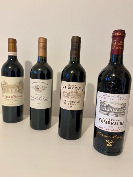2018, 2018 Château de Pressac 2008 Château Rol Valentin,, Verzamelen, Wijnen
