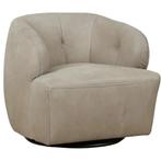 Leren draaifauteuil Cloud - Kenia Lightgrey (lichtgrijs), Huis en Inrichting, Bohemian, Eigentijds, Klassiek, Modern, Retro, Romantisch, Scandinavisch, Vintage