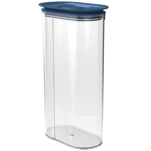 Biesse Bewaardoos Ovaal Luchtdicht Blauw 2,25L, Hobby en Vrije tijd, Taarten en Cupcakes maken, Nieuw, Verzenden
