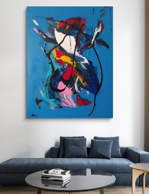 Ibrahim Al dairi - Il Toro Bianco, Antiek en Kunst, Kunst | Schilderijen | Modern