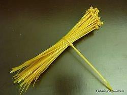 Bundelbandje, ty-rap Kleur GEEL, Doe-het-zelf en Verbouw, Elektra en Kabels, Nieuw, Ophalen of Verzenden