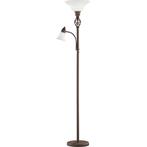 LED Vloerlamp - Trion Rustina - E27/E14 Fitting - 2-lichts -, Ophalen of Verzenden, Nieuw, Metaal