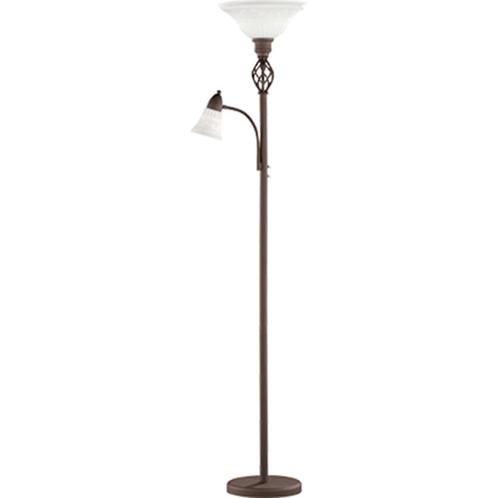 LED Vloerlamp - Trion Rustina - E27/E14 Fitting - 2-lichts -, Huis en Inrichting, Lampen | Vloerlampen, Nieuw, Metaal, Ophalen of Verzenden