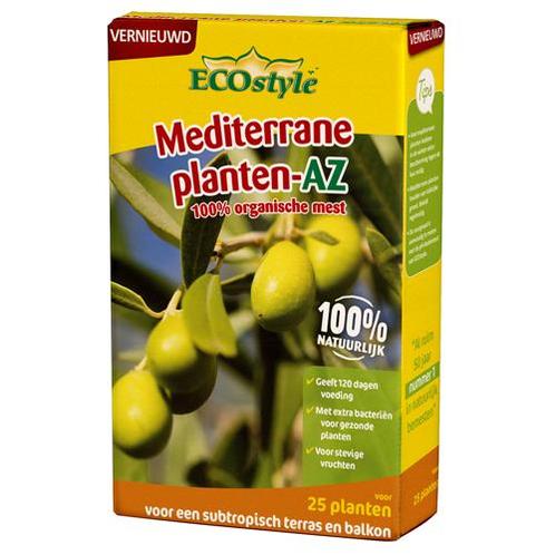 ECOSTYLE MEDITERRANE PLANTEN-AZ 800 GRAM PLANTENVOEDING, Tuin en Terras, Plantenvoeding, Nieuw, Ophalen of Verzenden