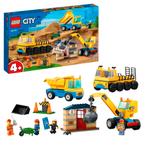 LEGO City 60391 Kiepwagen Bouwtruck en Kraan