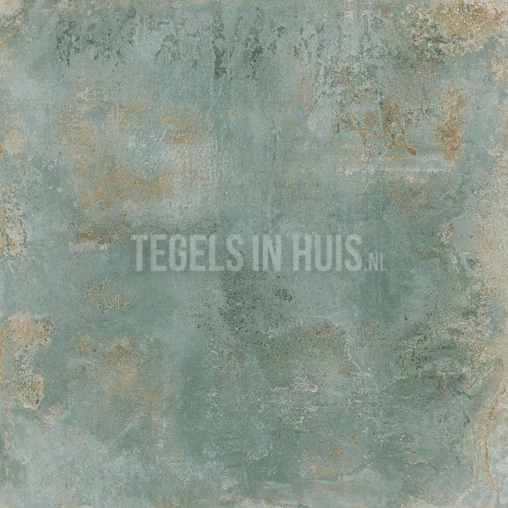 Vloertegel / wandtegel xide turquoise mat 120x120, Doe-het-zelf en Verbouw, Tegels, Vloertegels, Nieuw, 10 m² of meer, Keramiek