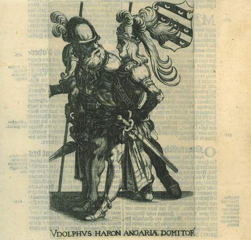 Portrait of Udolphus Haron of Frisia, Antiek en Kunst, Kunst | Etsen en Gravures