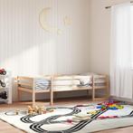 vidaXL Kinderbedframe massief grenenhout 75x190 cm, Huis en Inrichting, Verzenden, Nieuw, Bruin, Hout
