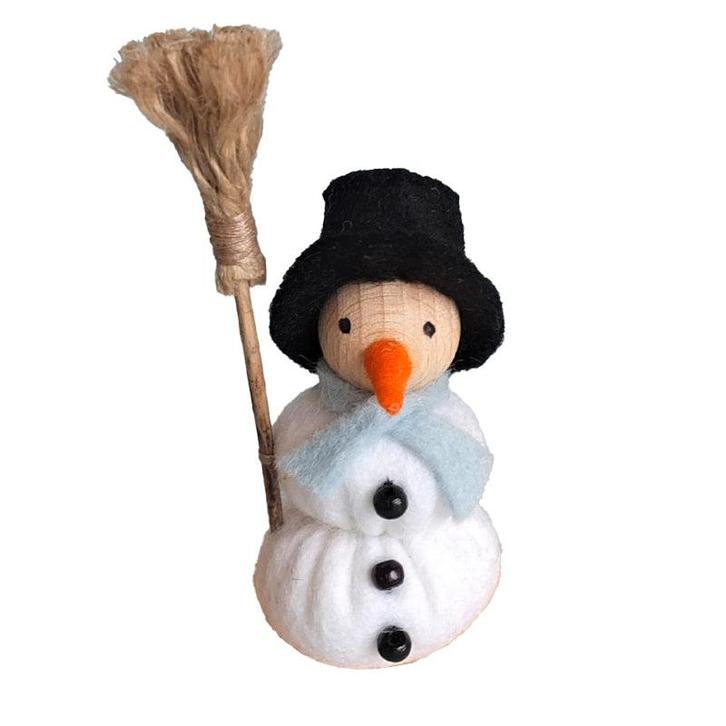 Atelier Pippilotta - DIY viltpakket - Steker Sneeuwpop, Kinderen en Baby's, Speelgoed | Overig