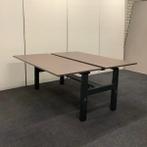 Palmberg duo bureau, 2x 180x80 cm, bruin eiken blad -