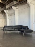 Leolux Bellice Hoekbank | Leer (NIEUWSTAAT), Huis en Inrichting, Hoekbank, 300 cm of meer, Ophalen of Verzenden, Zo goed als nieuw