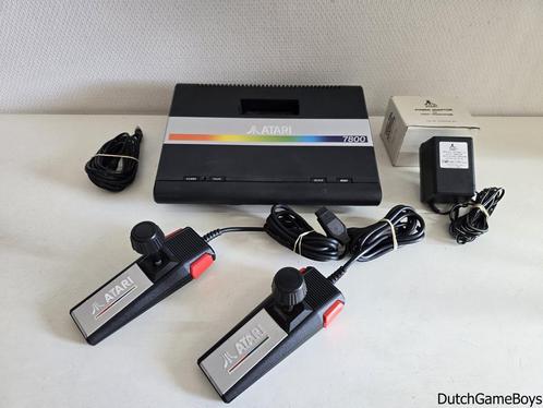 Atari 7800 - Console + 2 Controllers, Spelcomputers en Games, Games | Atari, Gebruikt, Verzenden