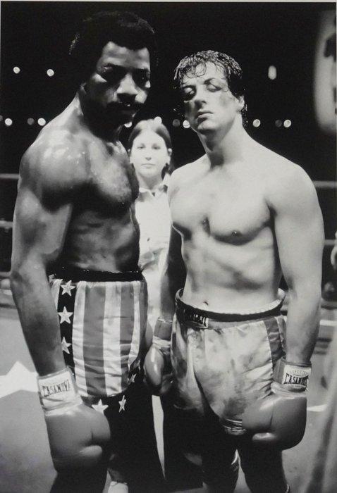 Rocky (1976) - Sylvester Stallone & Carl Weathers - Fine Art, Verzamelen, Film en Tv