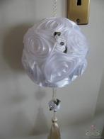 Pomander Satijnroosbal Wit, Ophalen of Verzenden, Nieuw