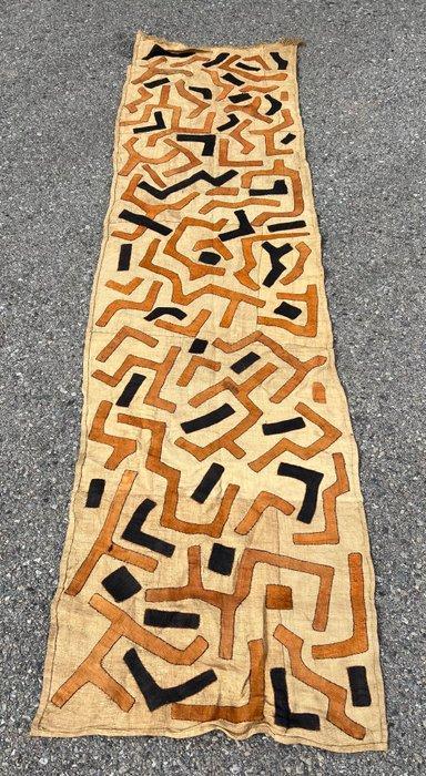 Nr. 6 Raffia stoffen laken - Vloerkleed - 250 cm - 70 cm, Antiek en Kunst, Kunst | Niet-Westerse kunst