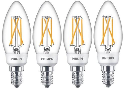 4 stuks Philips SceneSwitch LED 5W-2.5W-1W E14 filament k..., Huis en Inrichting, Lampen | Overige, Nieuw, Ophalen of Verzenden