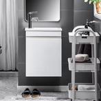 Hangend badkamermeubel met wastafel en opbergkast, Verzenden, Nieuw