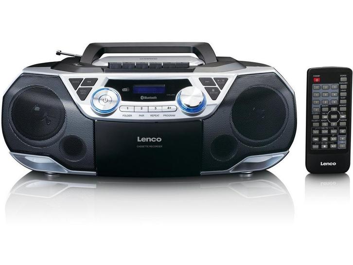 Lenco SCD-720SI - Boombox - DAB+ FM Bluetooth MP3/CD speler, Audio, Tv en Foto, Radio's, Zo goed als nieuw, Verzenden