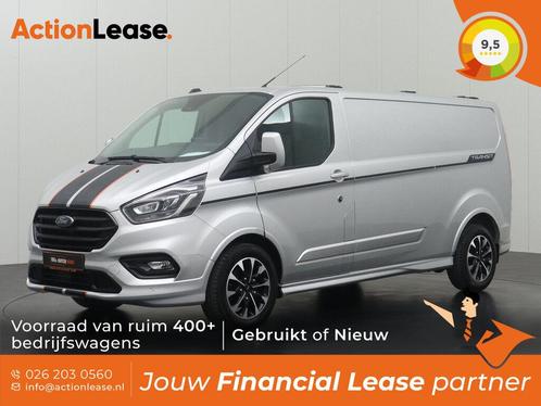 Ford Transit Custom Bestelbus L2 H1 2021 Diesel Automaat, Auto's, Ford, Dealer onderhouden, Te koop, Zwart, Automaat, Financial lease