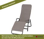 Siena Garden Fano ligstoel Staal/Antraciet Taupe, Ophalen of Verzenden, Nieuw, Overige materialen