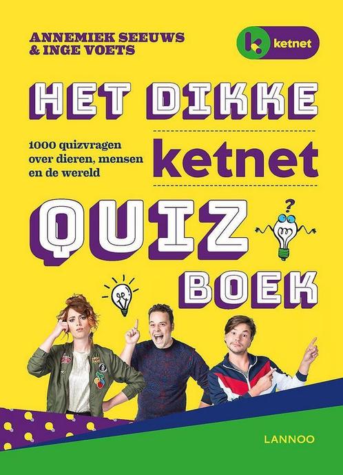 Het dikke Ketnet quizboek 9789401443036 Annemiek Seeuws, Boeken, Overige Boeken, Zo goed als nieuw, Verzenden