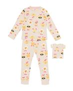 HEMA Kinderpyjama ontbijt met poppenpyjama gebroken wit, Verzenden, Nieuw