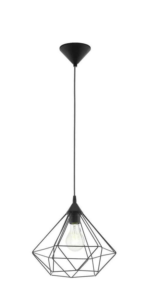 EGLO Tarbes Hanglamp E27 - Ø 32,5 cm - Zwart, Huis en Inrichting, Lampen | Hanglampen, Zo goed als nieuw, Ophalen of Verzenden