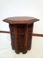 Salontafel - Hout - Zijtafeltje rond, Antiek en Kunst