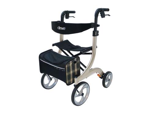 Rollator lichtgewicht Drive Nitro champagne XS, Diversen, Verpleegmiddelen, Nieuw, Ophalen of Verzenden