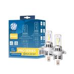 M-Tech H4 LED - Canbus - Geel - Set van 2 - Gele LED ve..., Auto-onderdelen, Verlichting, Verzenden, Nieuw