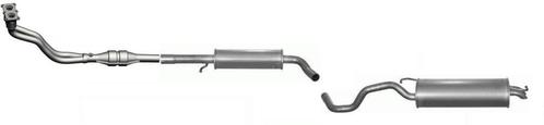 Complete uitlaatset + katalysator Audi A3, Seat Leon, Toledo, Auto-onderdelen, Uitlaatsystemen, Nieuw, Verzenden