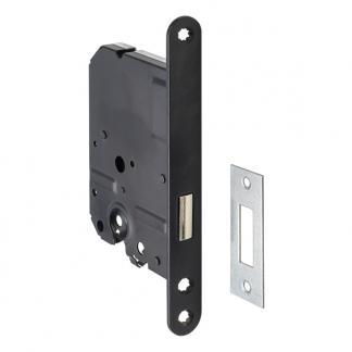 Deurbeslag | Kastslot | Intersteel | 55 mm (Cilinder, Zwart), Doe-het-zelf en Verbouw, Hang- en Sluitwerk, Nieuw, Verzenden
