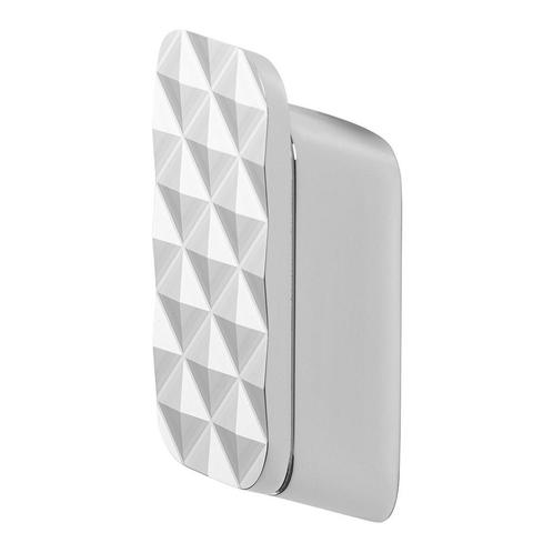 Handdoekhaak Medium Geesa Shift Met Diamantpatroon Chroom, Doe-het-zelf en Verbouw, Sanitair, Bad, Nieuw, Chroom, Ophalen of Verzenden