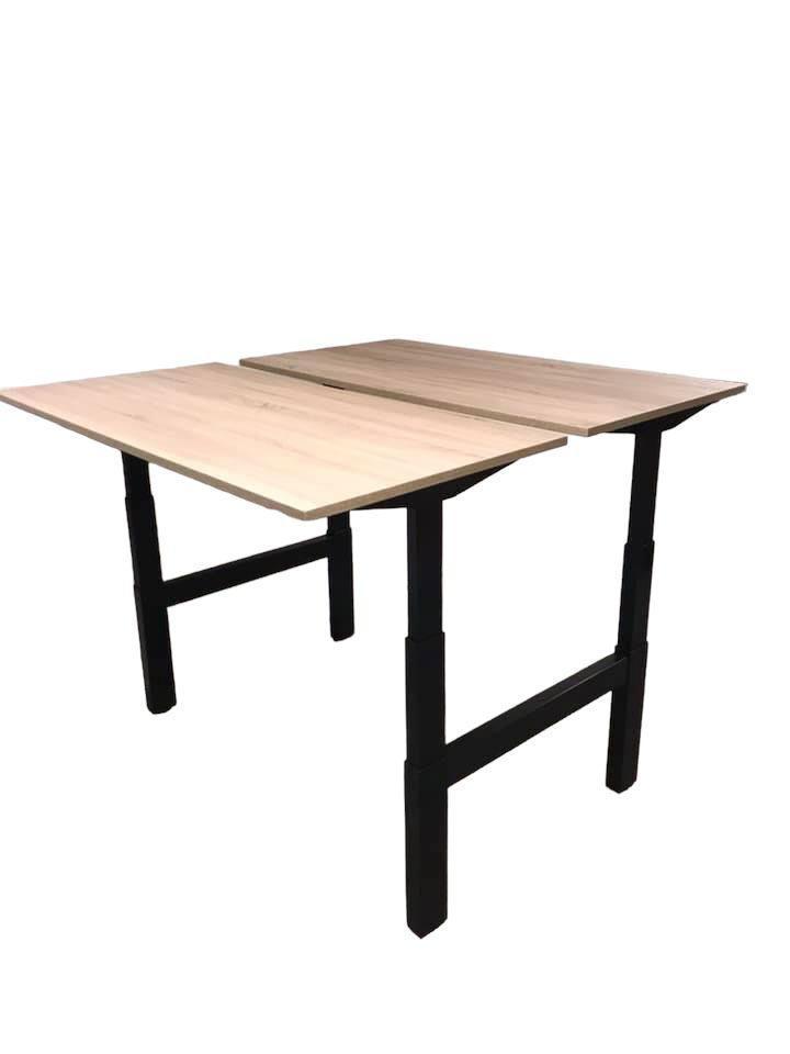 Duo Bureau Van Het Merk Ahrend - Incl Nieuwe Bureaubladen, Huis en Inrichting, Bureaus, Stabureau, Zo goed als nieuw, Elektrisch