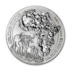 Rwanda / Ruanda African Buffalo 1 oz 2015 (folie), Postzegels en Munten, Munten | Afrika, Verzenden, Overige landen, Losse munt