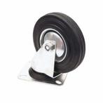 Benson Zwenkwiel - Ø 75 mm - Massief Rubber - Maximale Be.., Doe-het-zelf en Verbouw, Zwenkwielen, Ophalen of Verzenden, Nieuw