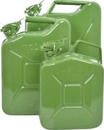 Benzinekan 20Ltr Gr/Metaal UN-keur, Ophalen of Verzenden, Zo goed als nieuw
