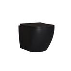 Mudo Wandcloset | Randloos | Mat Zwart (inclusief zitting), Doe-het-zelf en Verbouw, Sanitair, Ophalen of Verzenden, Nieuw, Overige typen