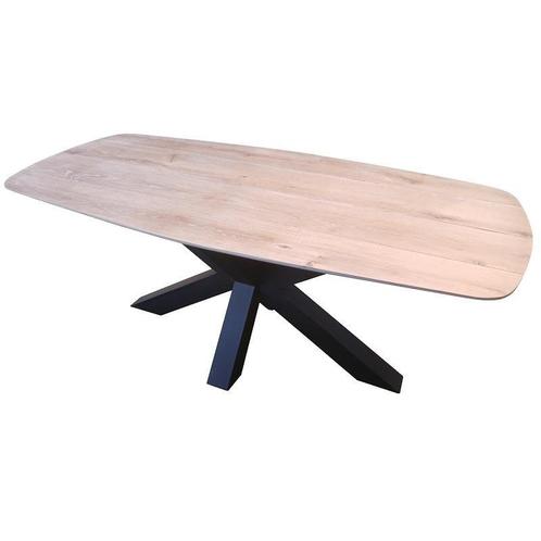 Eiken Ovale Tafelblad, Deens Ovale tafelblad Eikenhout,Ovaal, Huis en Inrichting, Tafelonderdelen, 100 tot 150 cm, Tafelblad, 150 tot 200 cm
