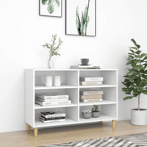 vidaXL Dressoir 103,5x35x70 cm bewerkt hout wit, Huis en Inrichting, Kasten | Overige, Nieuw, Verzenden