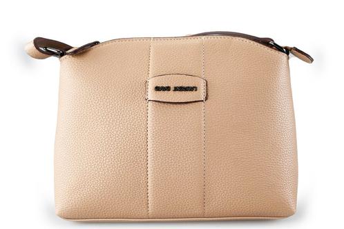 Laurent David Tas Beige | 10% extra korting, Sieraden, Tassen en Uiterlijk, Tassen | Damestassen, Overige kleuren, Zo goed als nieuw