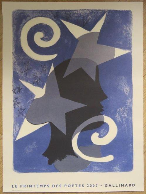 Georges Braque - Affiche originale en lithographie - Le, Antiek en Kunst, Kunst | Tekeningen en Foto's
