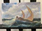 Europese school (XIX) - Segelschiff auf stürmischer See, Antiek en Kunst