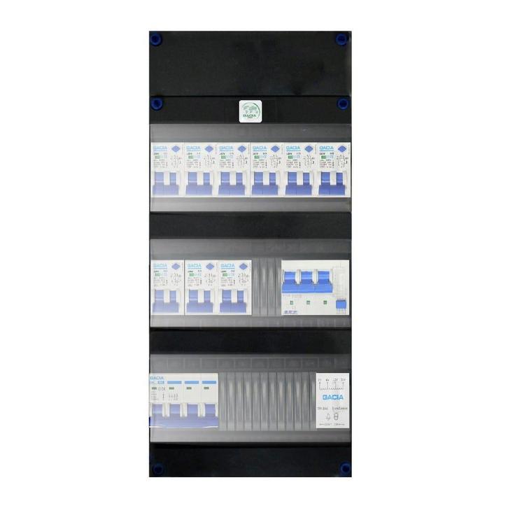 Gacia groepenkast 3 fase 9 alamat + beltrafo + kracht, Doe-het-zelf en Verbouw, Elektra en Kabels, Nieuw, Ophalen of Verzenden
