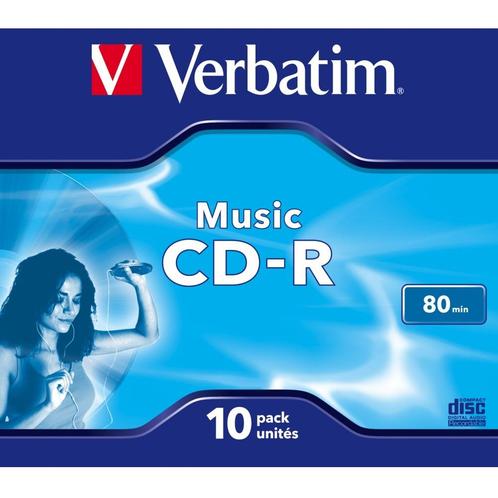 Verbatim Music CD-R discs in Jewel Case voor, Cd's en Dvd's, Blu-ray, Ophalen of Verzenden