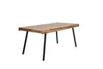 Eettafel Tessa 180x90 cm Naturel Teak House of Rebels, Huis en Inrichting, Tafels | Eettafels, Verzenden, Nieuw